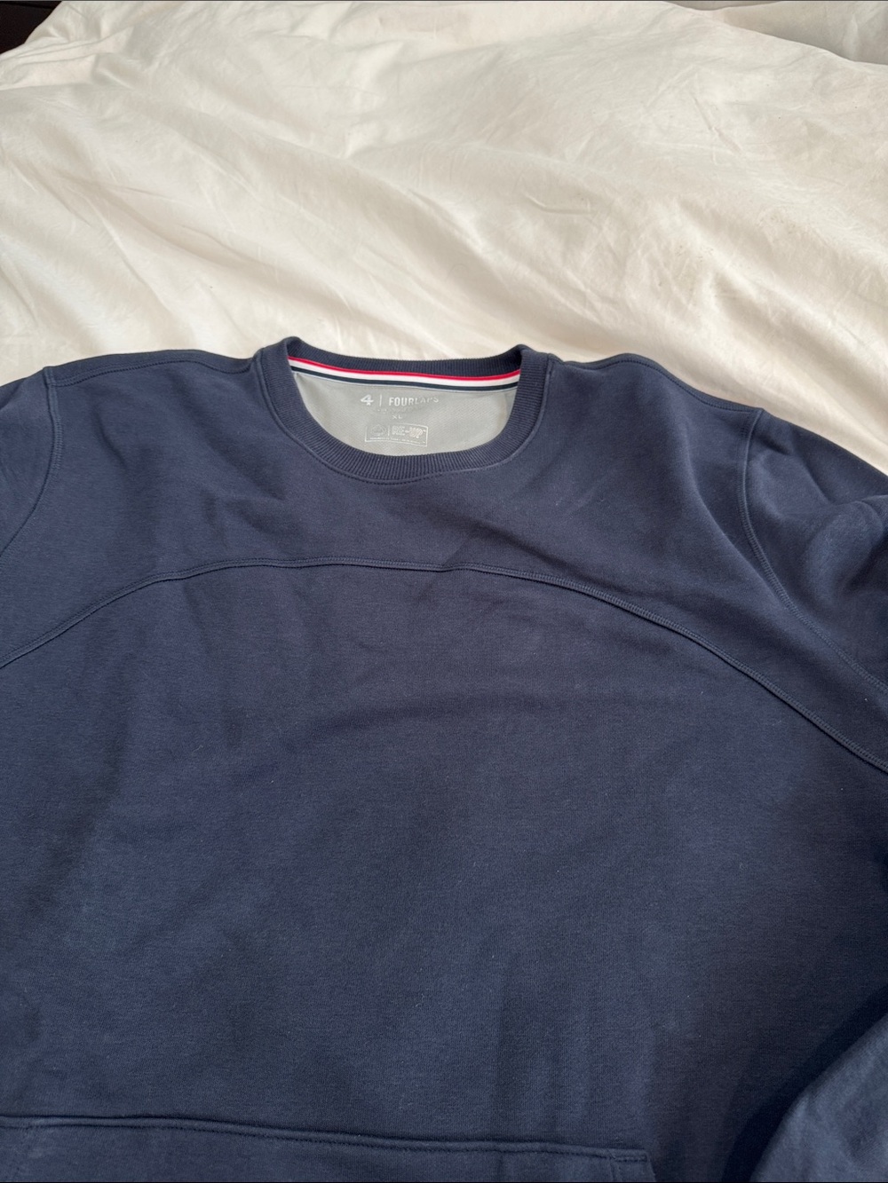 Four laps Men's Navy Crewneck Sweater